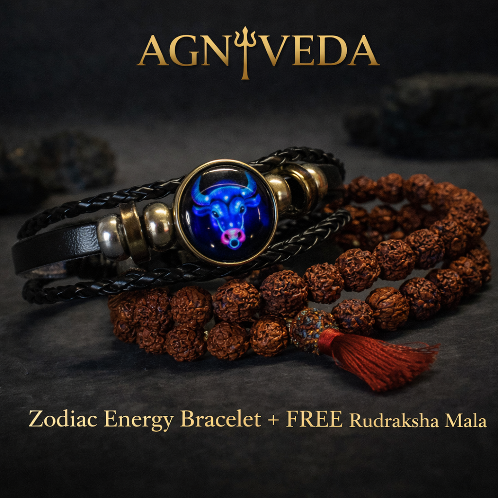 AGNIVEDA ZODIAC ENERGY BRACELET(Free Rudraksha Mala)