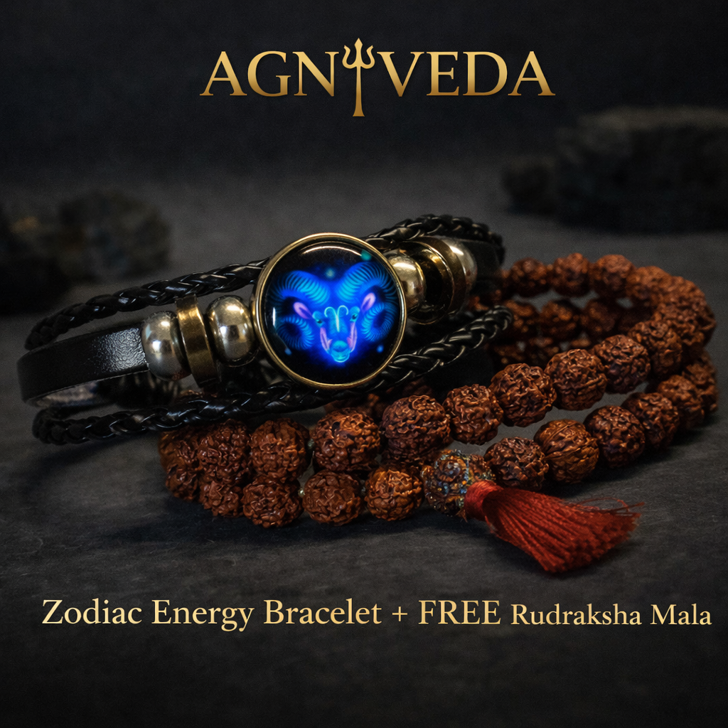 AGNIVEDA ZODIAC ENERGY BRACELET(Free Rudraksha Mala)