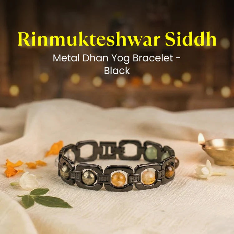 Rinmukteshwar Dhan Yog Bracelet with Selenite Charging Plate