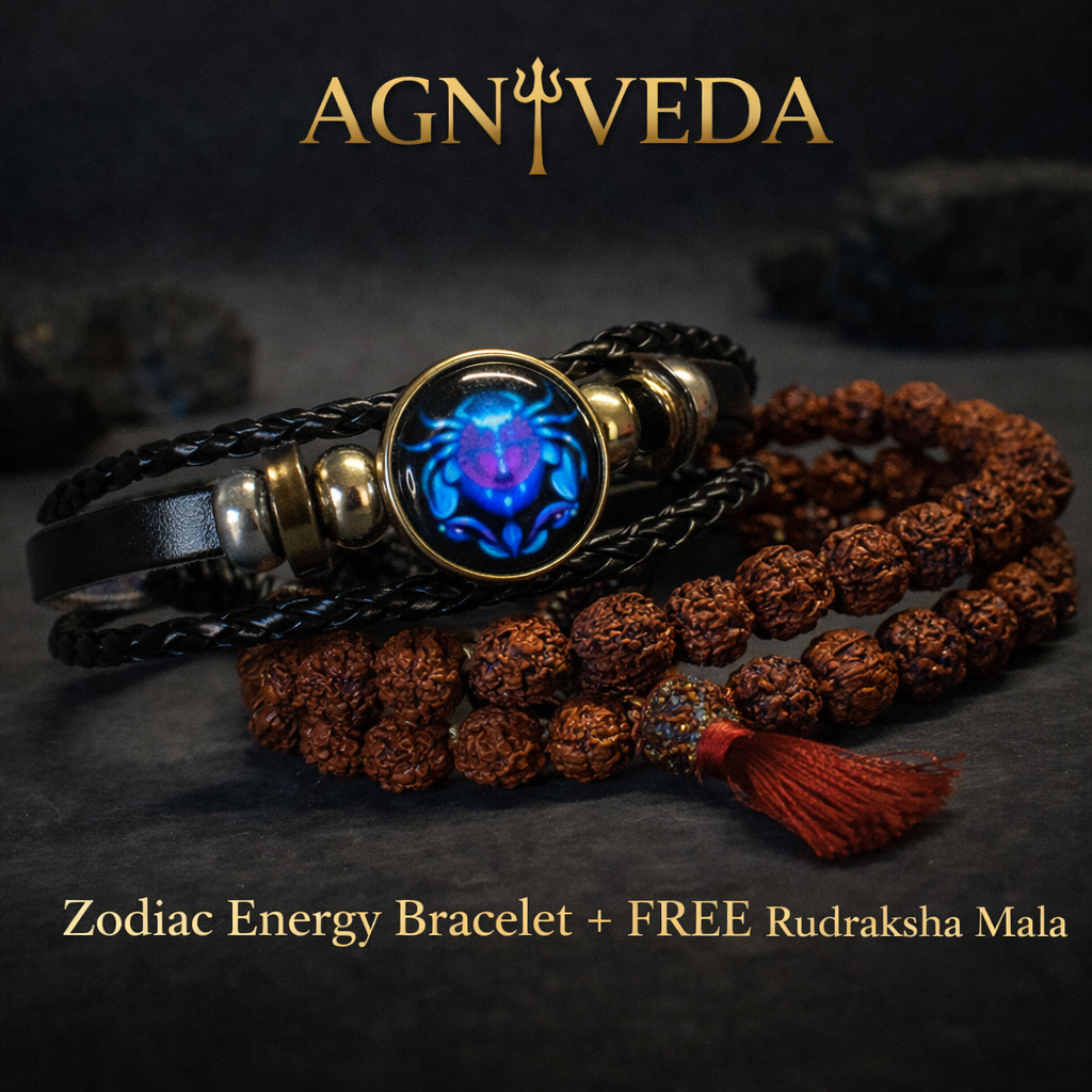 AGNIVEDA ZODIAC ENERGY BRACELET(Free Rudraksha Mala)