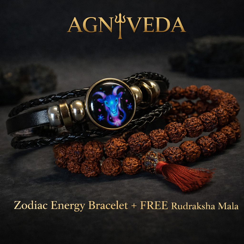 AGNIVEDA ZODIAC ENERGY BRACELET(Free Rudraksha Mala)