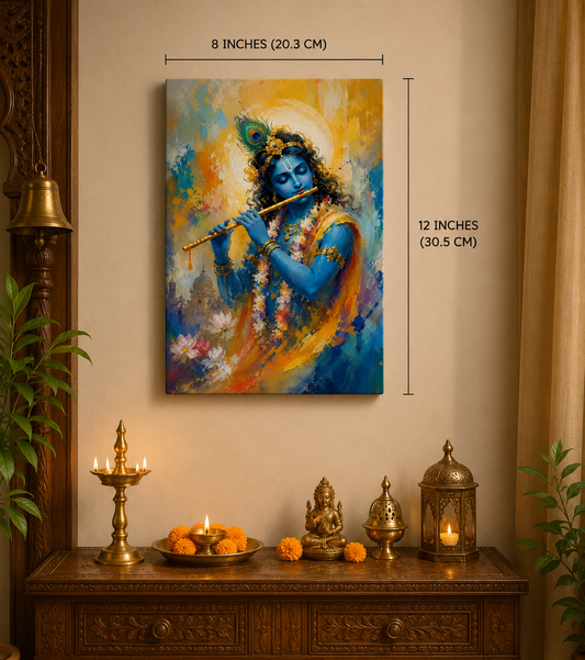 AGNIVEDA™ Divya Krishna Flute Canvas
