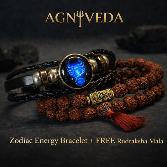 AGNIVEDA ZODIAC ENERGY BRACELET(Free Rudraksha Mala)
