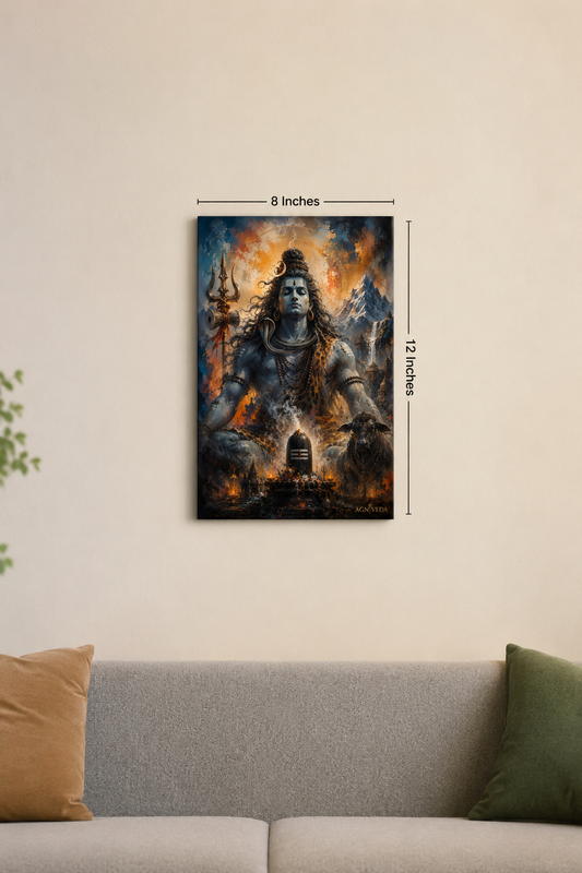 AGNIVEDA™ Mahadev Divya Darshan Canvas