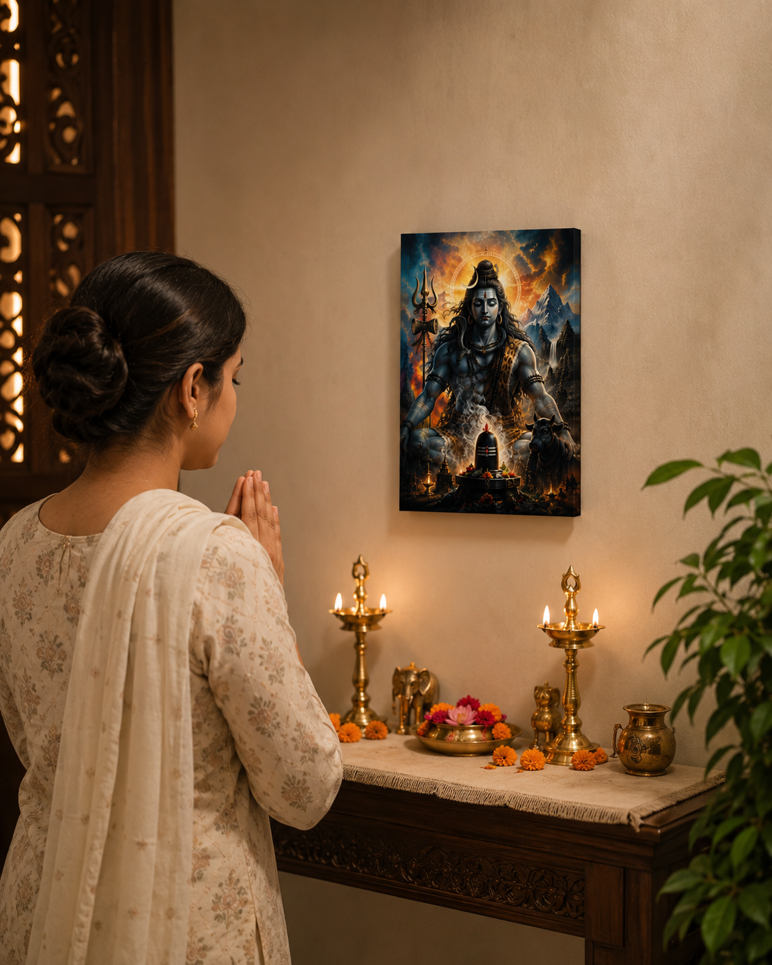 AGNIVEDA™ Mahadev Divya Darshan Canvas